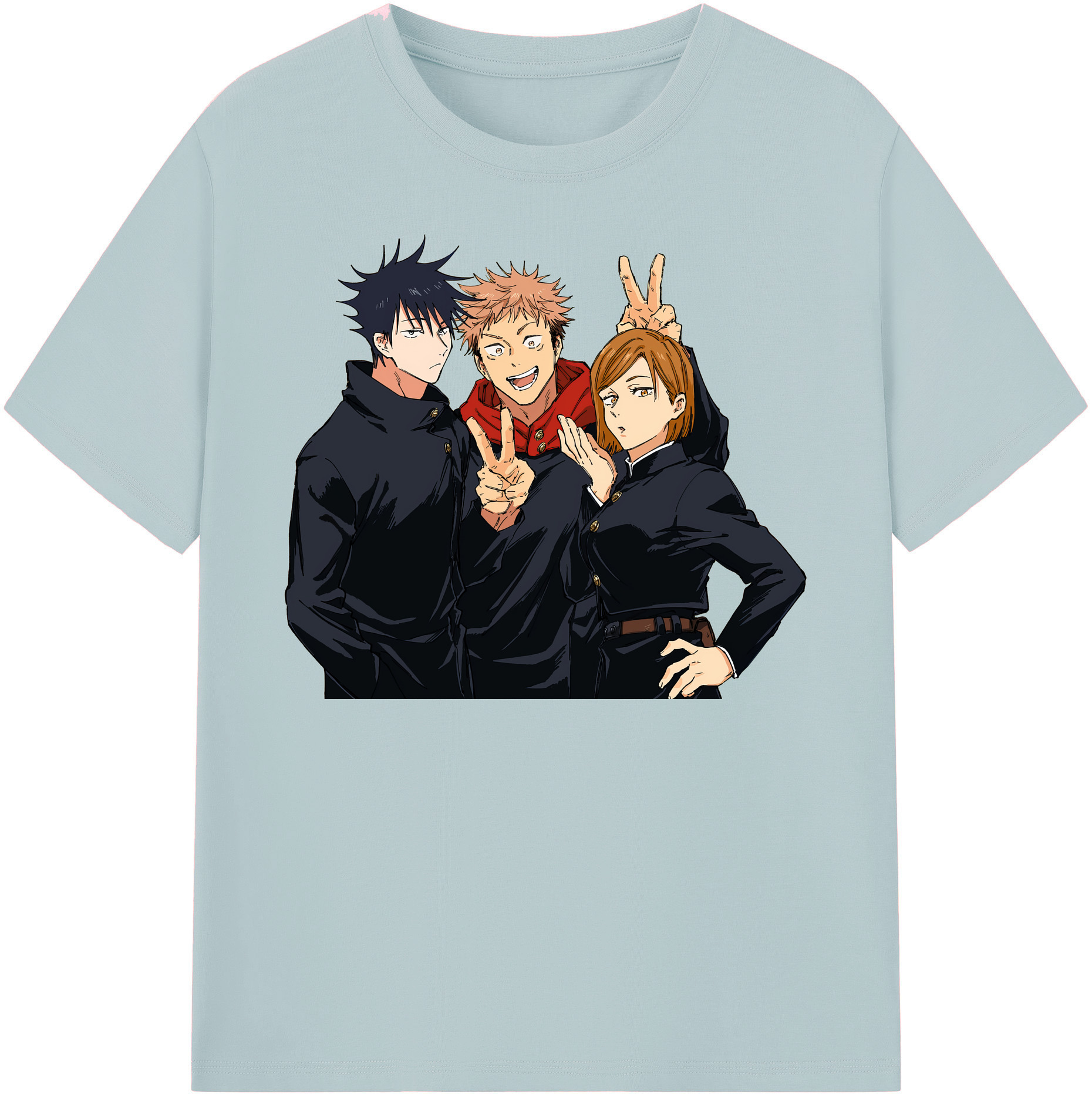 （画像用） 呪術廻戦 Jujutsu Kaisen 綿100％半袖Tシャツ（フロントプリント）